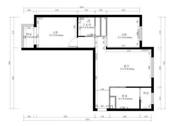 宜居园-二居室-85平米-装修设计