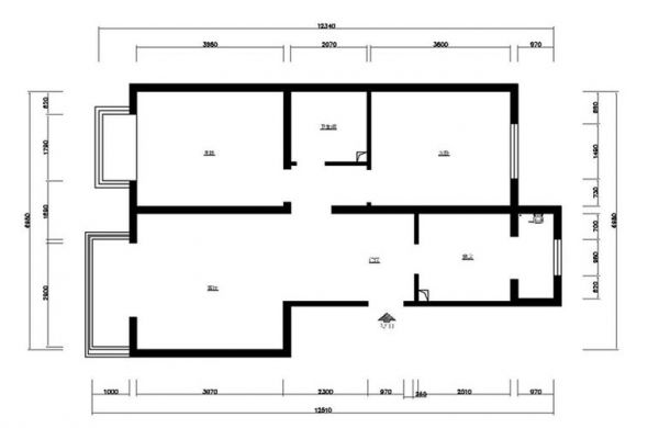 宜居园-二居室-86平米-装修设计
