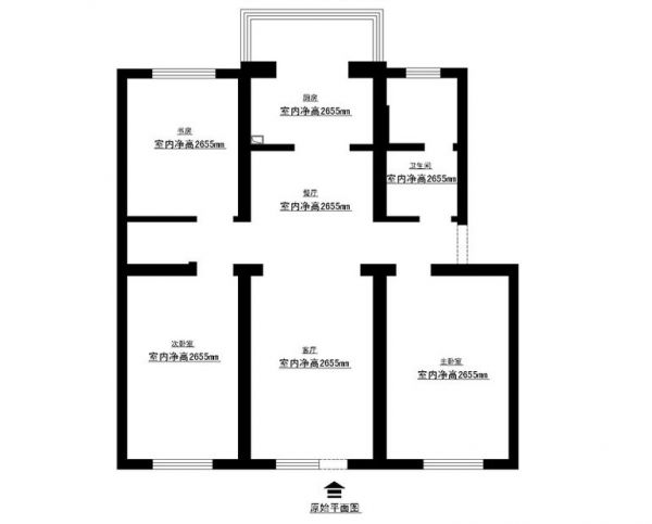 花园东路-三居室-103平米-装修设计