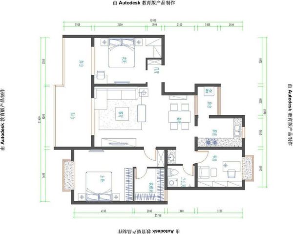 太玉园-三居室-130平米-装修设计