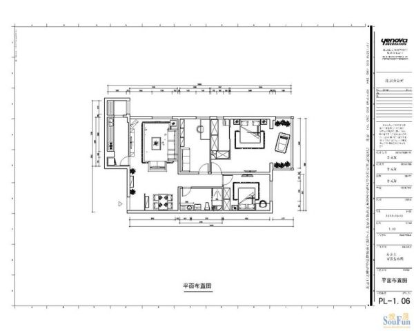 海丰家园-二居室-110平米-装修设计