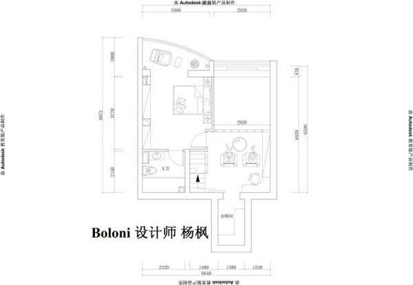 天鹅湾-二居室-131.33平米-装修设计