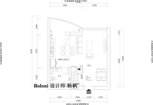 天鹅湾-二居室-131.33平米-装修设计