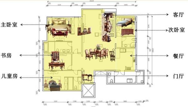 西山壹号院-四居室-248平米-装修设计