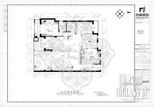 瀛海名居THE MANOR-四居室-264.94平米-装修设计