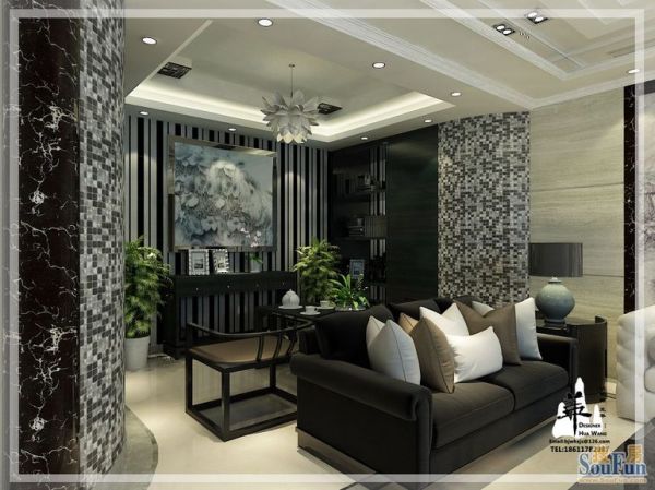 富力湾·半岛别墅-五居室-300平米-装修设计