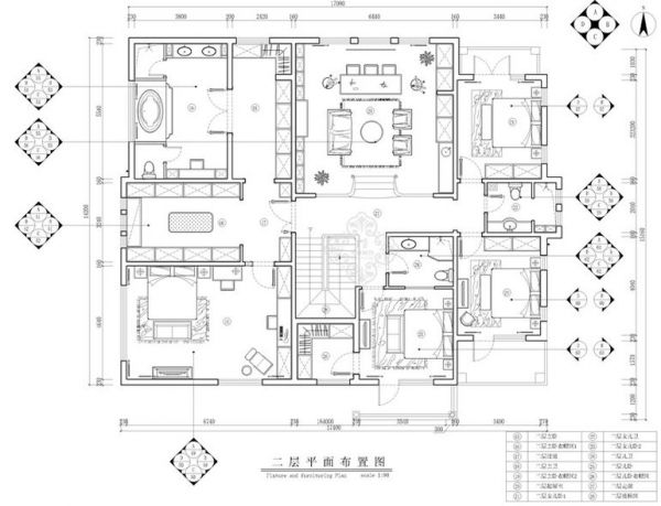 格拉斯小镇-四居室-377平米-装修设计