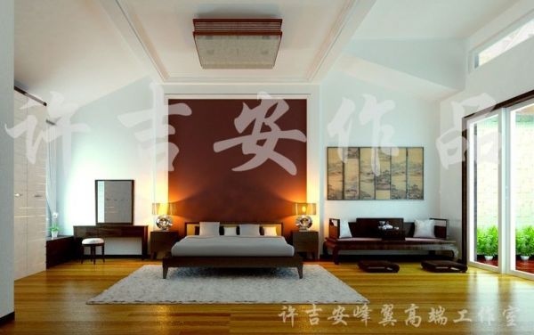 观唐中式宅院-别墅-400平米-装修设计