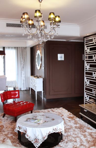 欧式奢华公寓之酷酷的豪华客厅设计