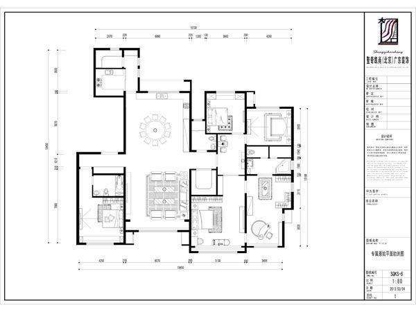 鲁能7号院·水岸公馆-五居室-251.78平米-装修设计