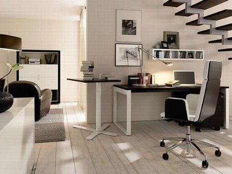家庭办公室不仅是一个工作的地方，还是一个用来表达自己的个人风格的地方。木制办公家具跨越一个巨大的可以包括多种的设计风格，这里就是用木质家具来打造一个现代的时尚办公家居风格，皮革，纺织。设计丰富的家居工作空间，设计感的灵感区可以让你舒适的地方坐下来进行思考，打造出一个几乎完美的工作环境可以让你全心的投入到工作之中