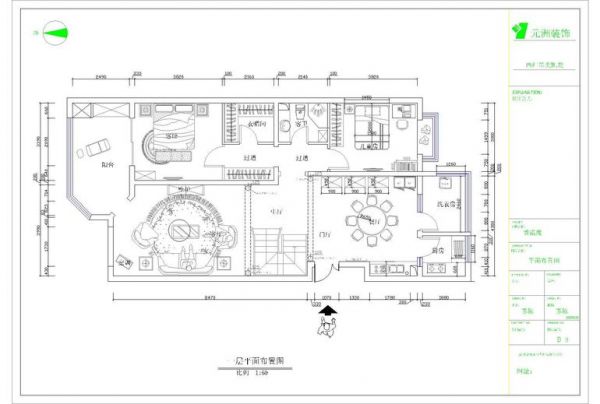 香溪度-四居室-206平米-装修设计