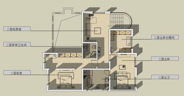 西山壹号院-四居室-238平米-装修设计