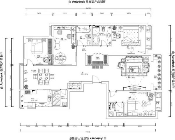 蓝岸丽舍-别墅-500平米-装修设计