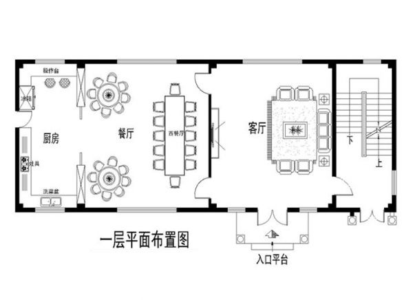 昌平十三陵-二居室-120平米-装修设计