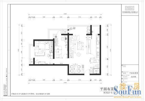 定福园-二居室-80平米-装修设计