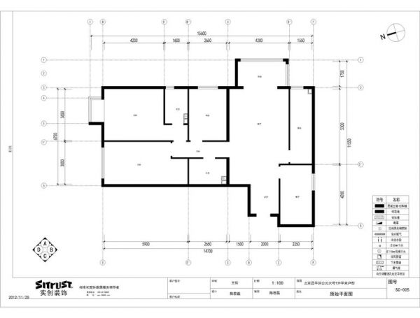 公园6号-三居室-139平米-装修设计