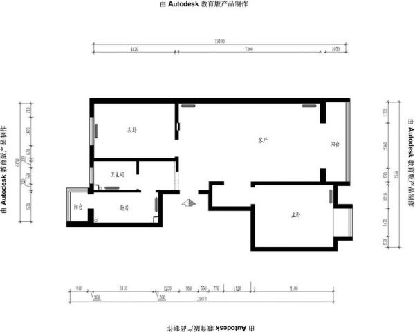 平乐园小区-二居室-90平米-装修设计
