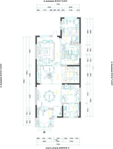 万通天竺新新家园·萨丁堡-别墅-400平米-装修设计