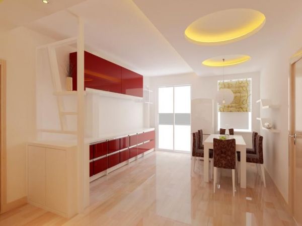 半岛国际公寓-二居室-112.52平米-装修设计