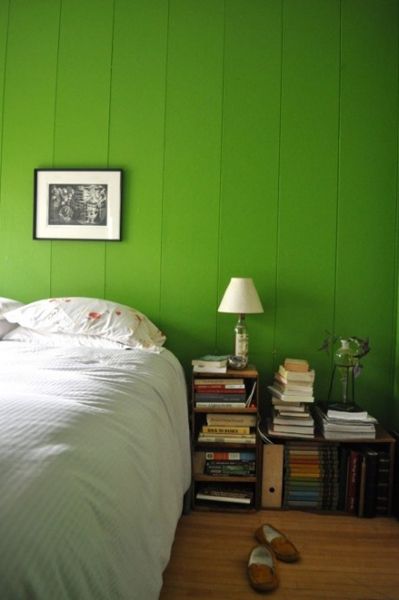 从心灵上回归自然 绿色卧室设计效果图