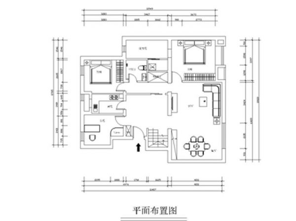 北京城建·世华泊郡-三居室-126平米-装修设计