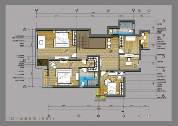 北辰香麓-六居室-276平米-装修设计