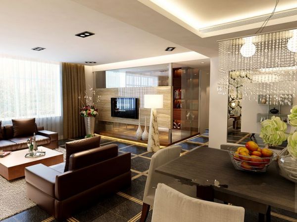 棕榈泉国际公寓-三居室-140平米-装修设计
