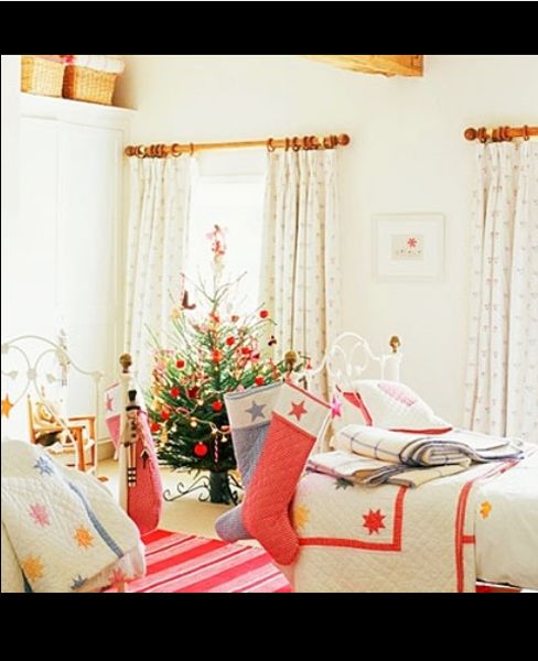 32款圣诞卧室装饰欣赏 醒来的惊喜