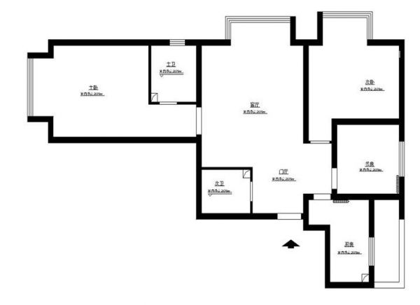 百子湾西里-三居室-120平米-装修设计