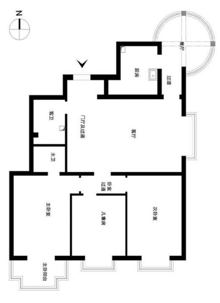 宁馨苑-三居室-160平米-装修设计