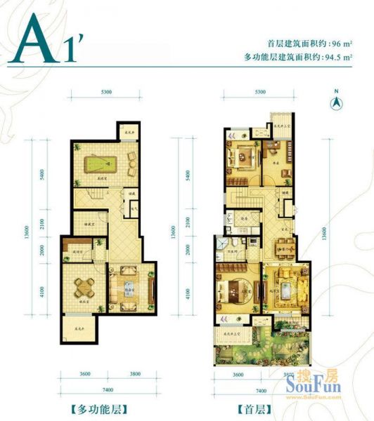 金地朗悦-五居室-156平米-装修设计