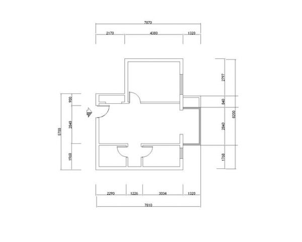 怡然家园-二居室-61平米-装修设计