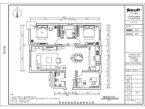 潘家园南里-三居室-123平米-装修设计