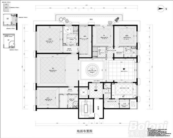 西山壹号院-五居室-400平米-装修设计