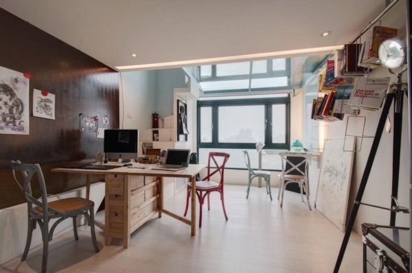 小跃层工作室的家设计效果图 温馨舒适