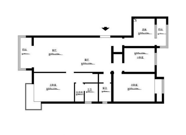 府前官邸-三居室-140平米-装修设计