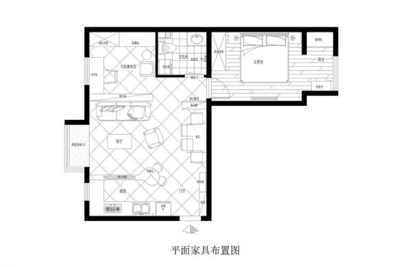 紫运园-二居室-86平米-装修设计