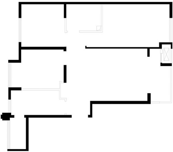 路劲·世界城-二居室-96.15平米-装修设计