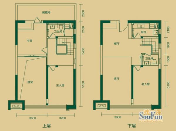 珠江四季悦城-三居室-90平米-装修设计