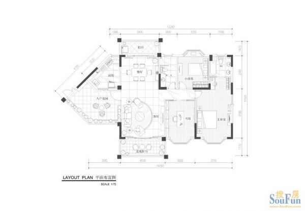 嘉禾园-三居室-116平米-装修设计