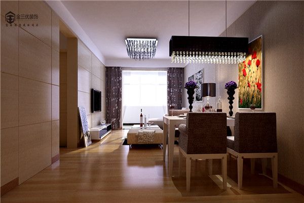 北京城建·琨廷-二居室-88.88平米-装修设计