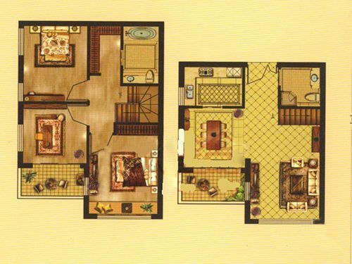 百合湾壹号院-三居室-132平米-装修设计