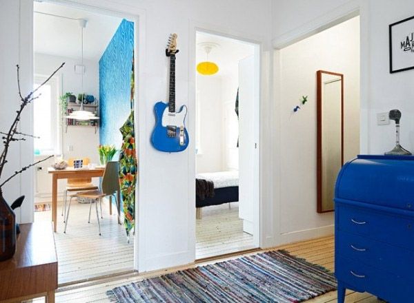 86平蔚蓝春色的公寓设计效果图