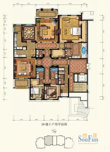 御园-四居室-360平米-装修设计