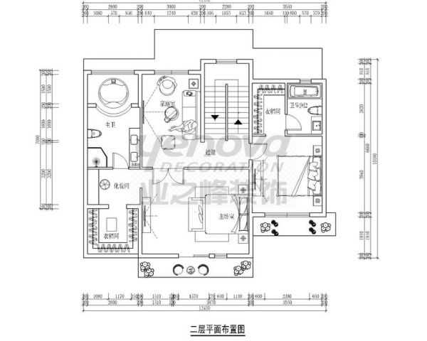 香悦四季-四居室-400平米-装修设计