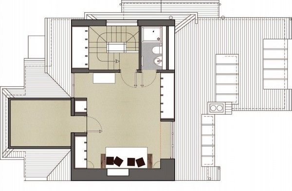 这间Hampstead住宅位于伦敦，由设计工作室TG Studio在一所旧宅上改建而来，项目于2012年完工