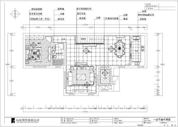 潮白河孔雀城-三居室-197平米-装修设计