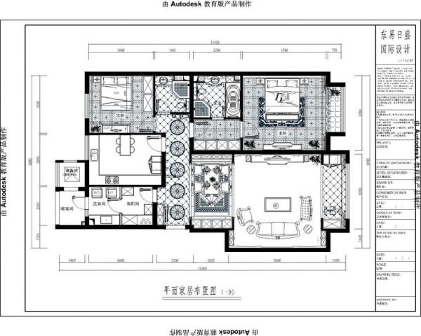 朱雀门家苑-三居室-163.11平米-装修设计