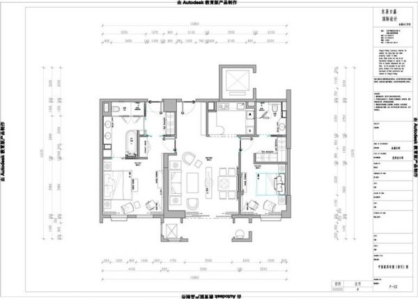 红山世家-二居室-132平米-装修设计